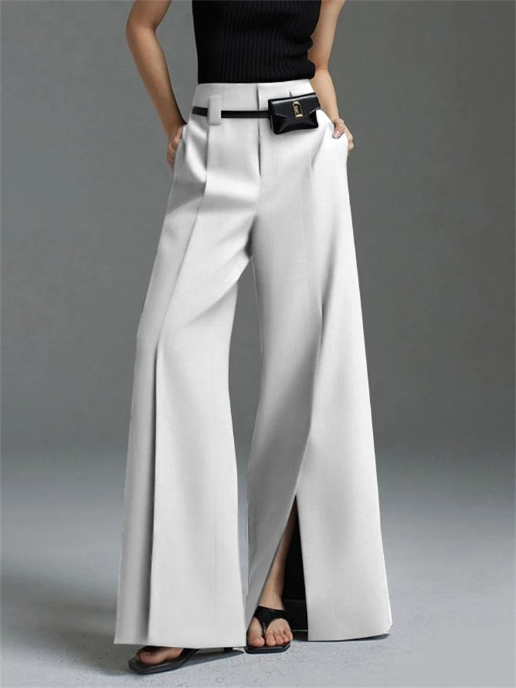 Suit Pants - Split-Front Trousers