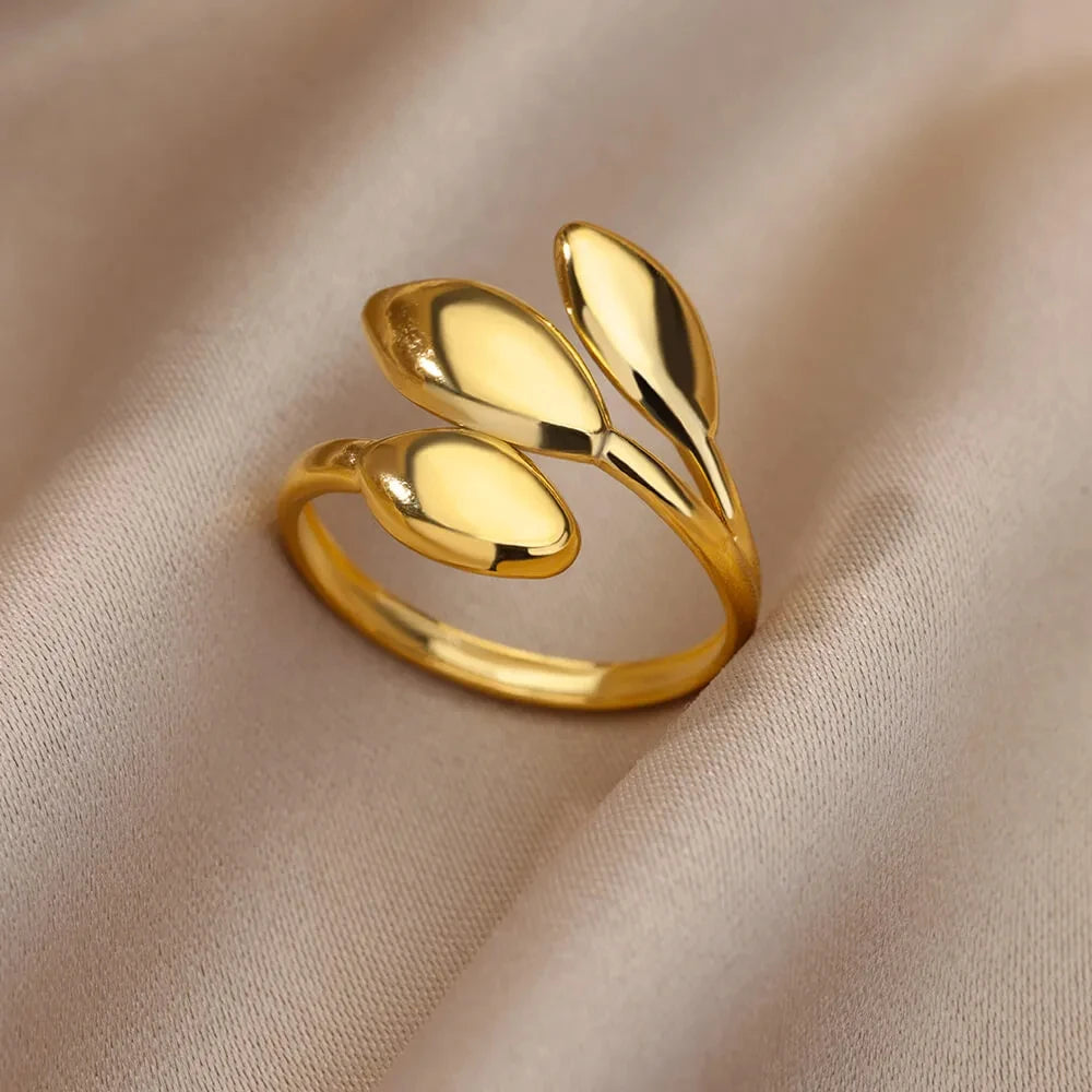 Stainless Steel Rings - Gold Color