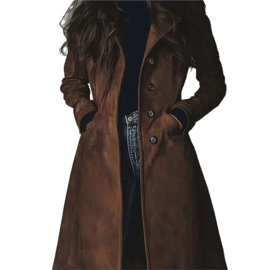 Mid-Length Coat -Winter Warm Western Style
