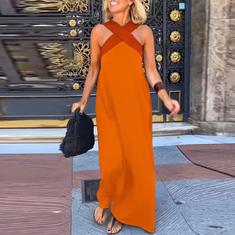 Long Dress - Off Shoulder Hollow Party