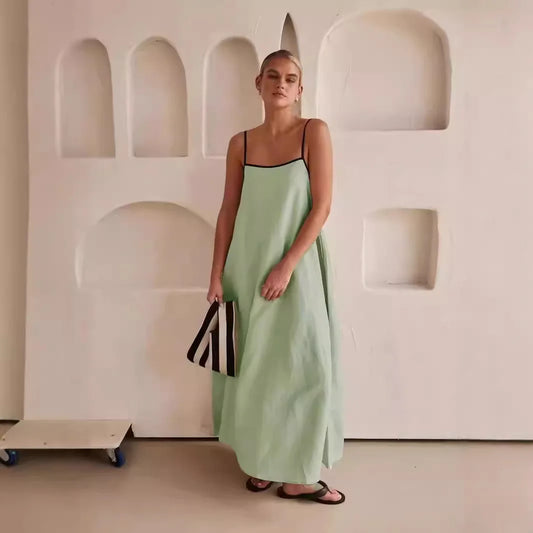 Cotton Camisole Dress - Swing Casual Dress