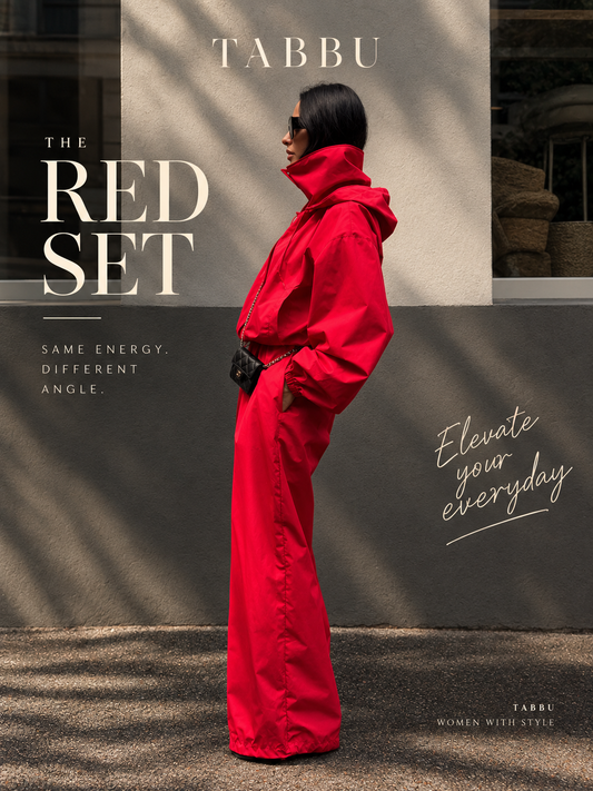 THE red CO-ORD set