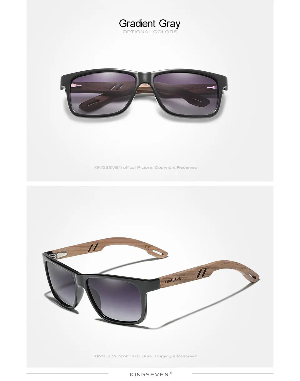 Wooden Sunglasses- 100% Polarized Vintage UV400 Protection