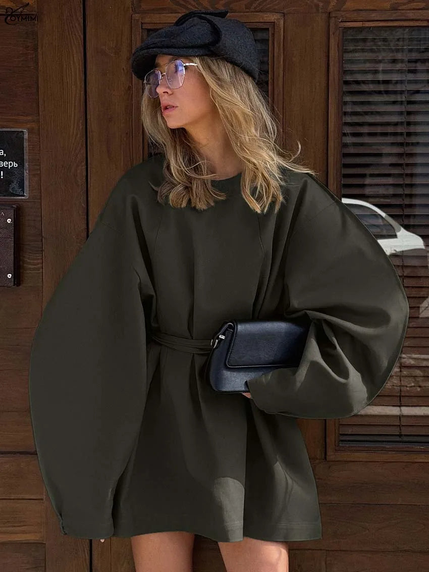 Olive Cotton Dresses