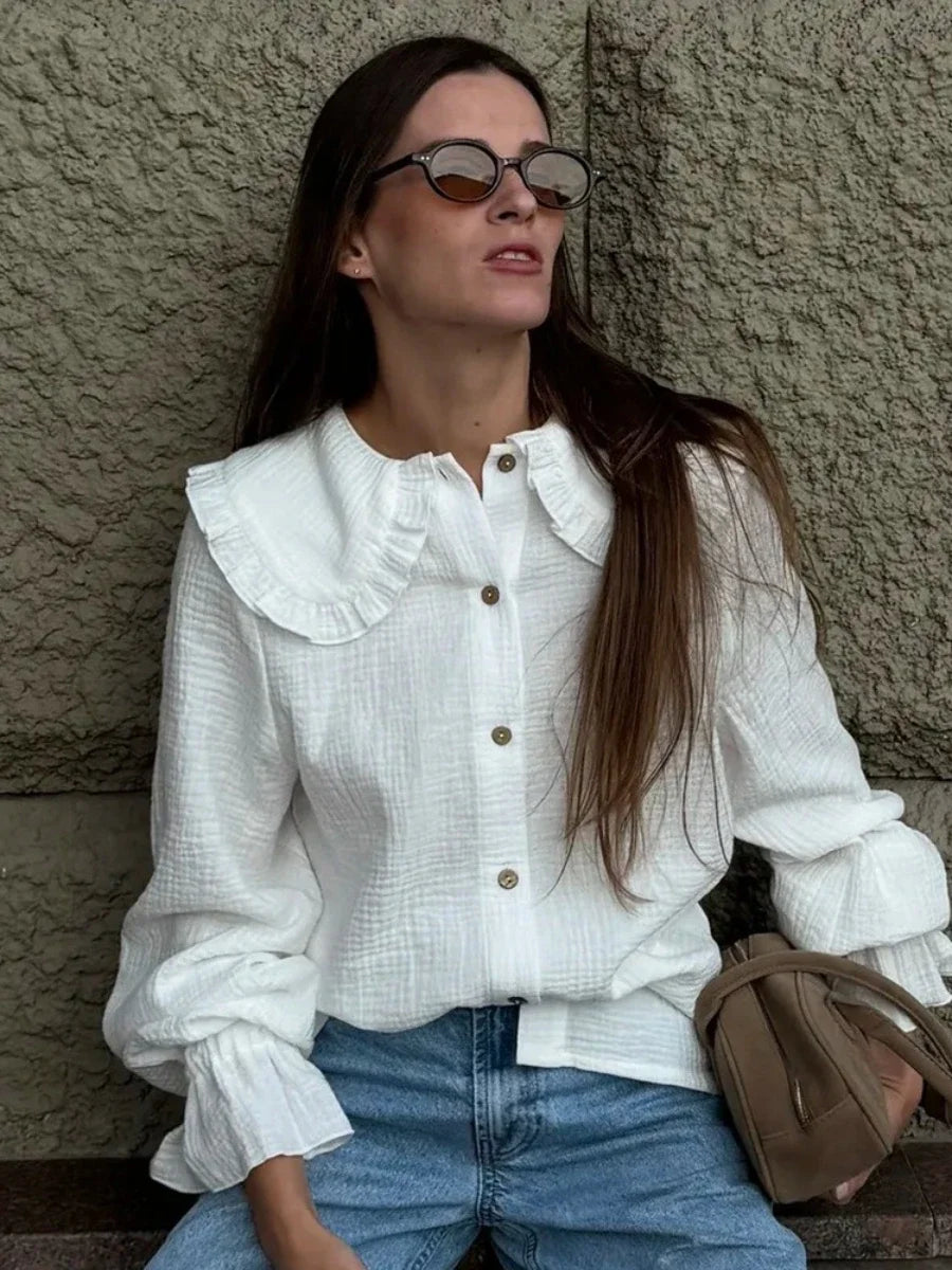 Blubelle 100% Cotton Babydoll  blouse