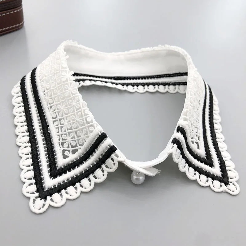 Fake Collar Shirt -False Collar Woman Lace Tie