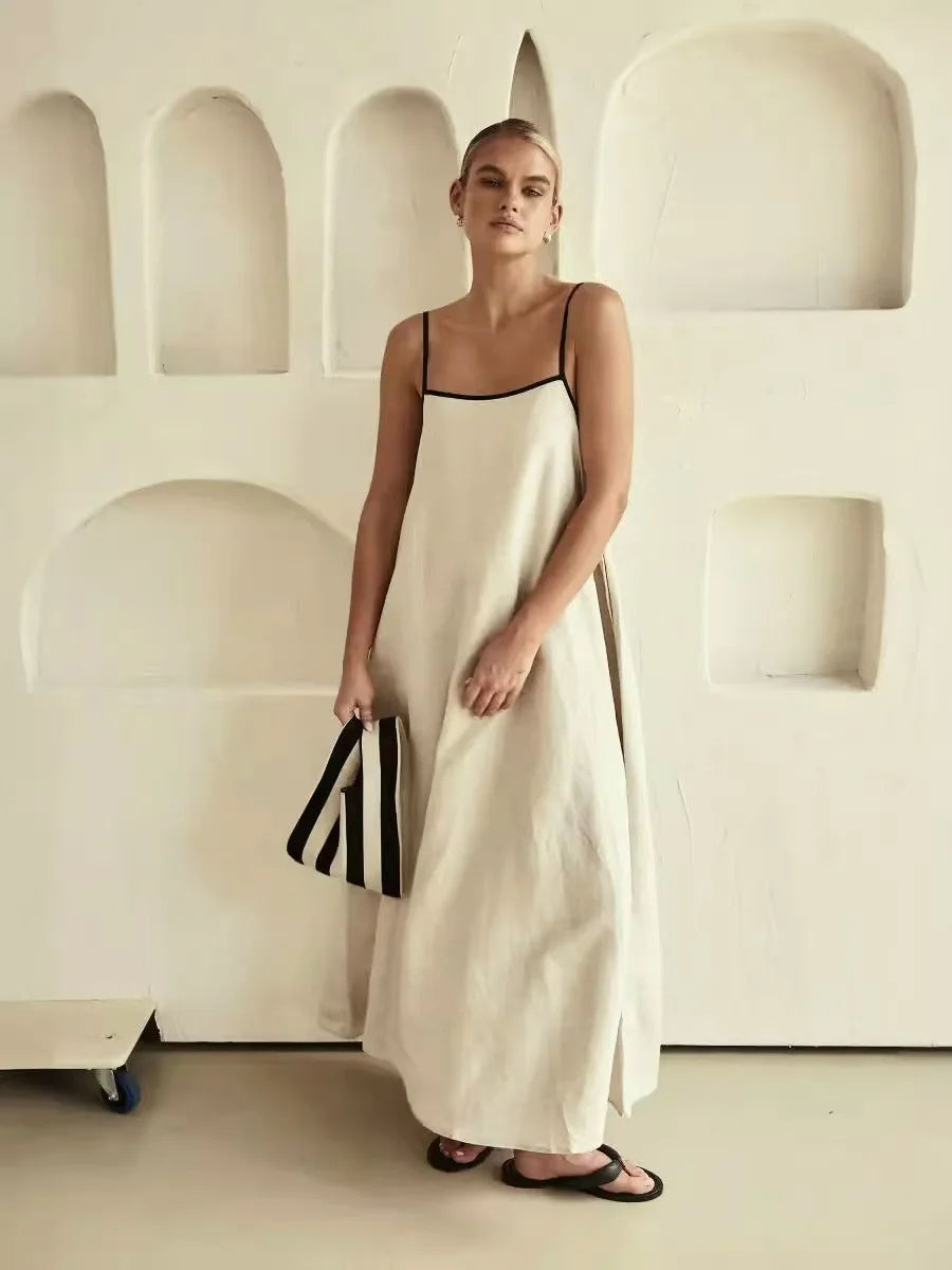 Cotton Camisole Dress - Swing Casual Dress