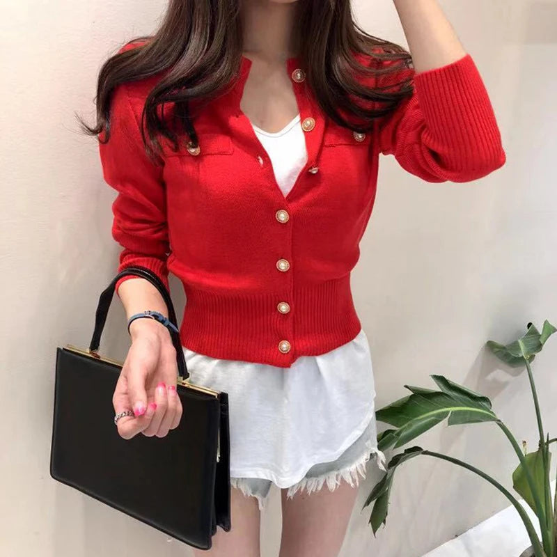 Long Sleeve - Cardigans Knitted Coat