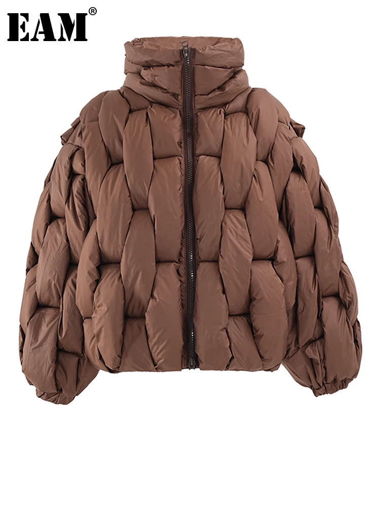 Warm Cotton-padded Coat Long Sleeve Women Parkas