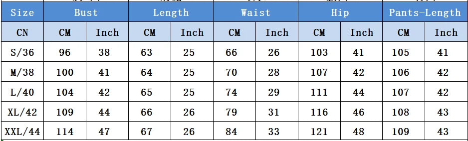 Top + Pants - Set Suits