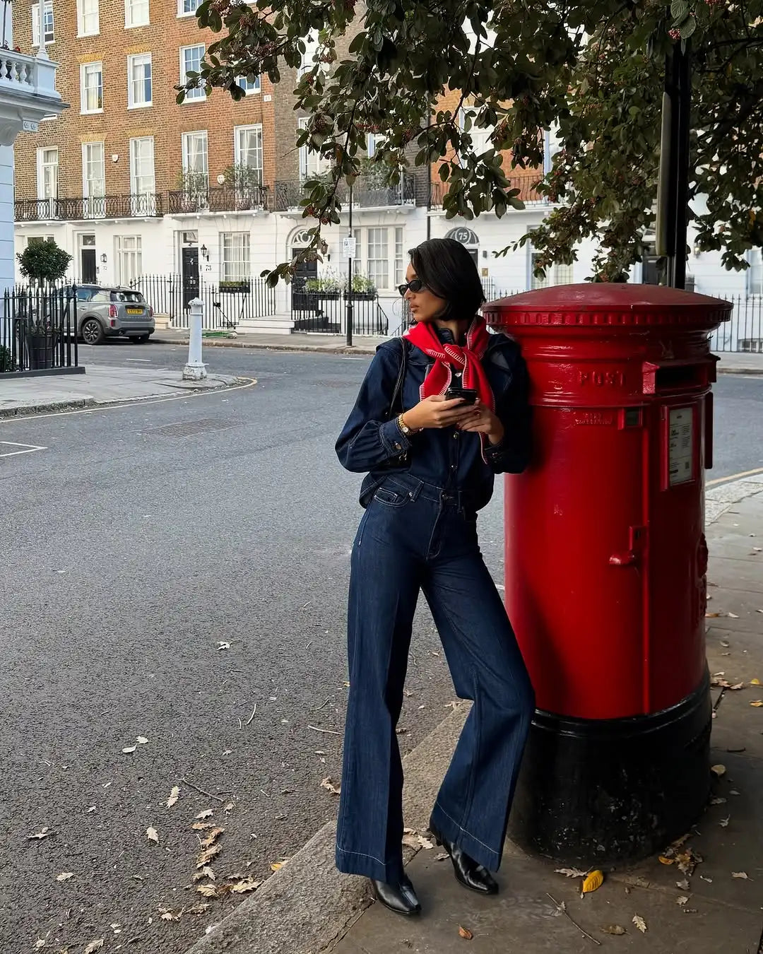 Blue Ruffle Denim Jacket 