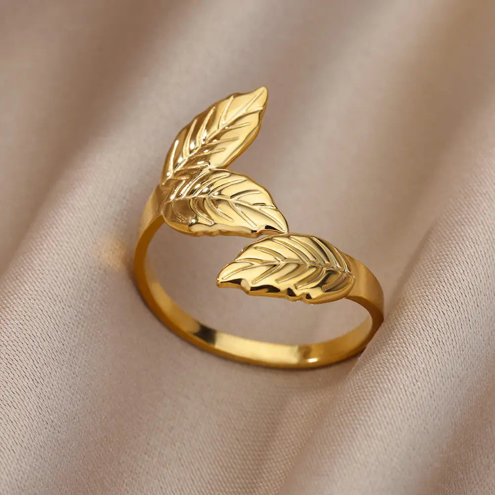 Stainless Steel Rings - Gold Color