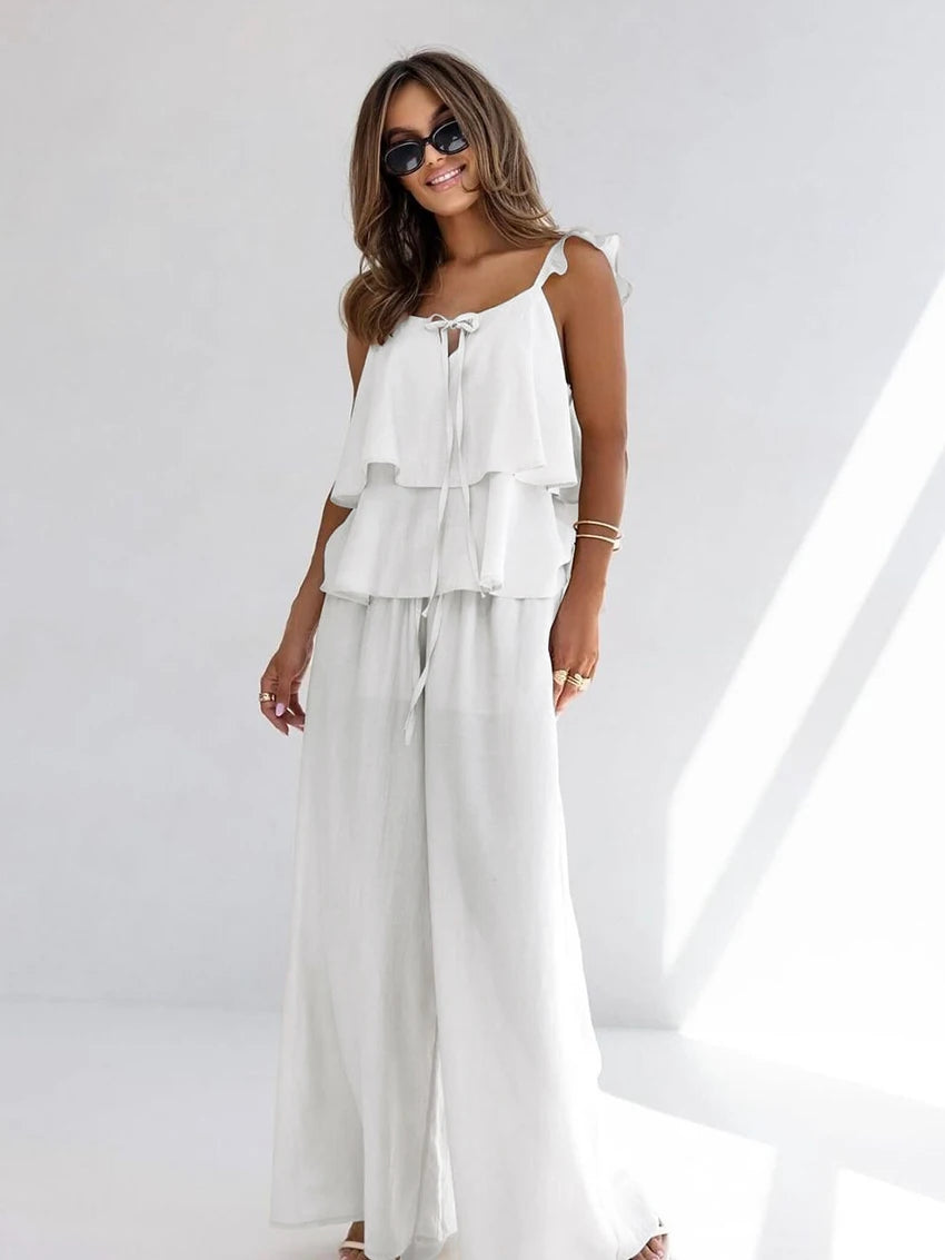 Set Spaghetti Strap -Nightwear Tank Tops