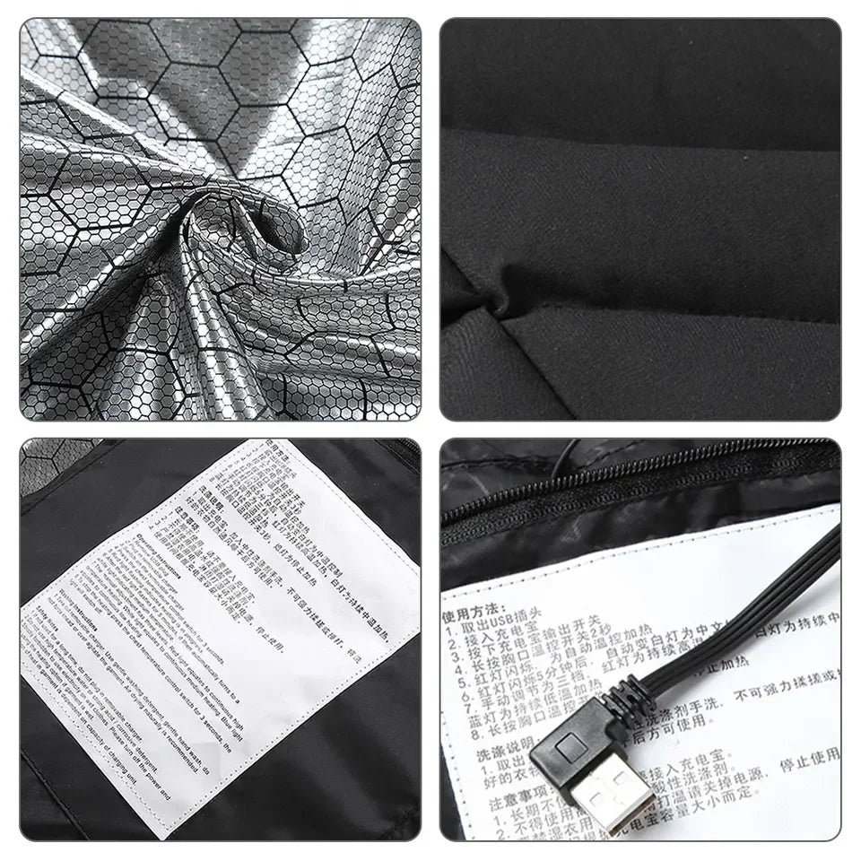 21 Zone Heating - USB Infrared Thermal Jacket