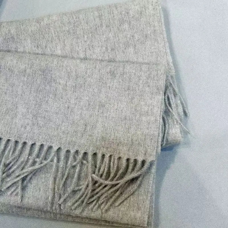 100% Wool Winter Scarf- Warm Cashmere Scarves