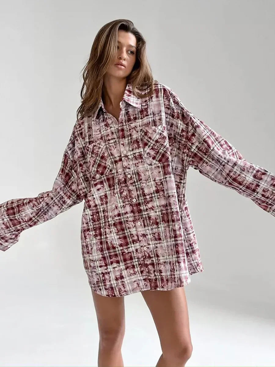 Spring  Autumn - Street Retro Shirt