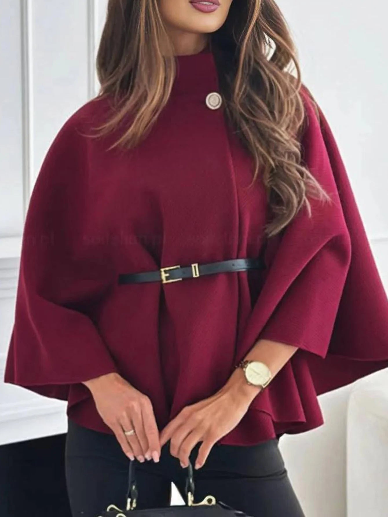 Jacket - buttonless belt