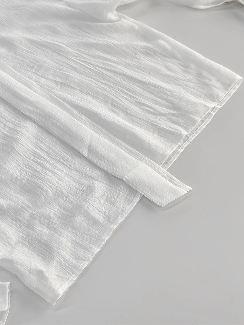 White Women's Shirt -Elegant Classic
