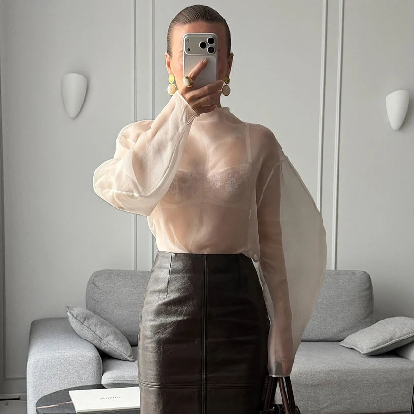 Elegant  O Neck Blouse - Autumn Street