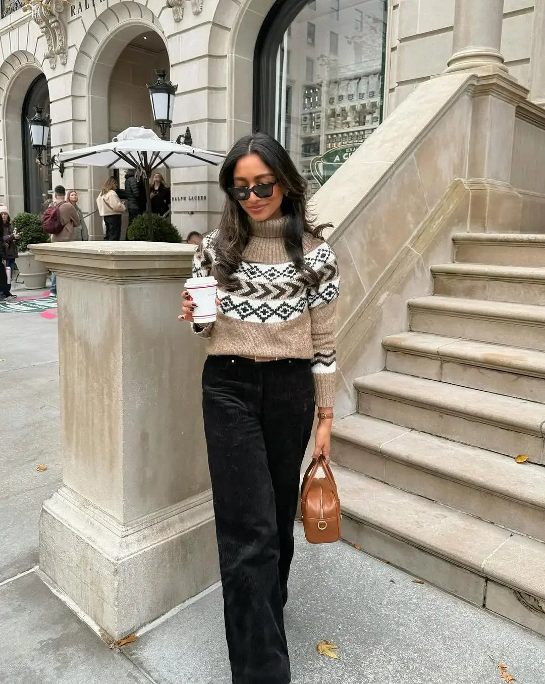 Pattern Pullover - Collar Full Sleeve