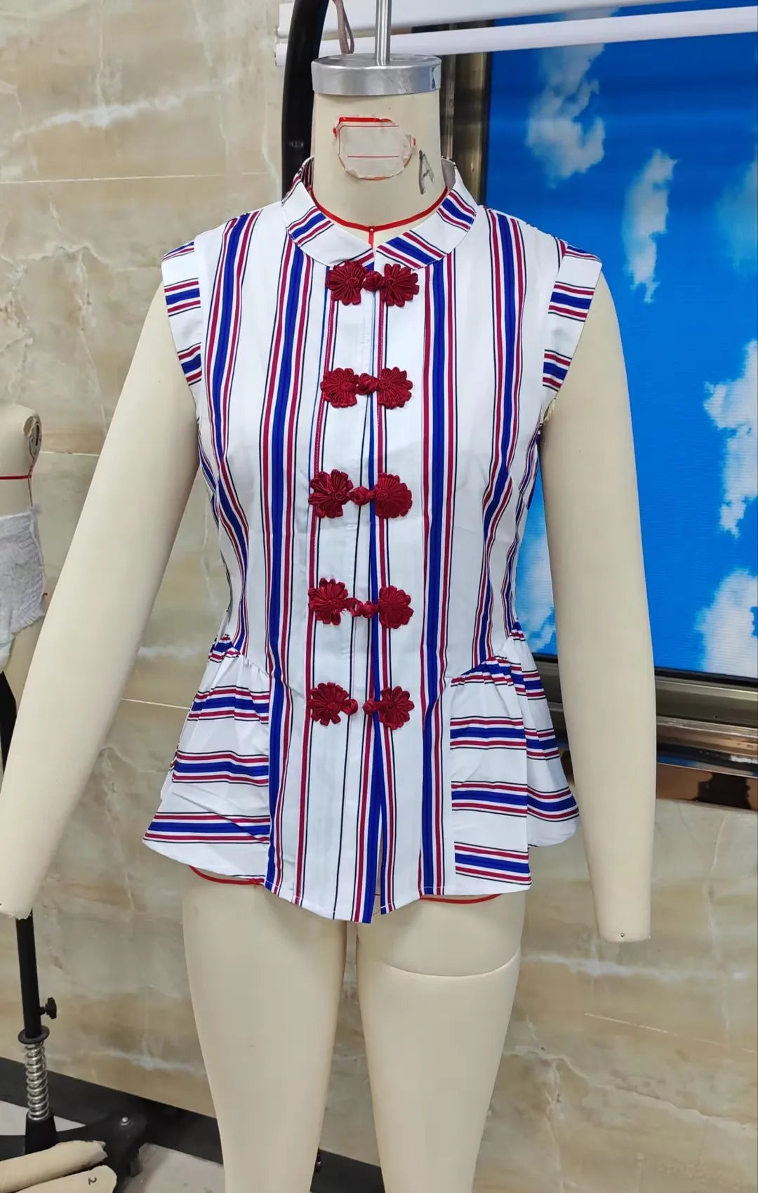 Blouse Striped Shirt -Chic Personality