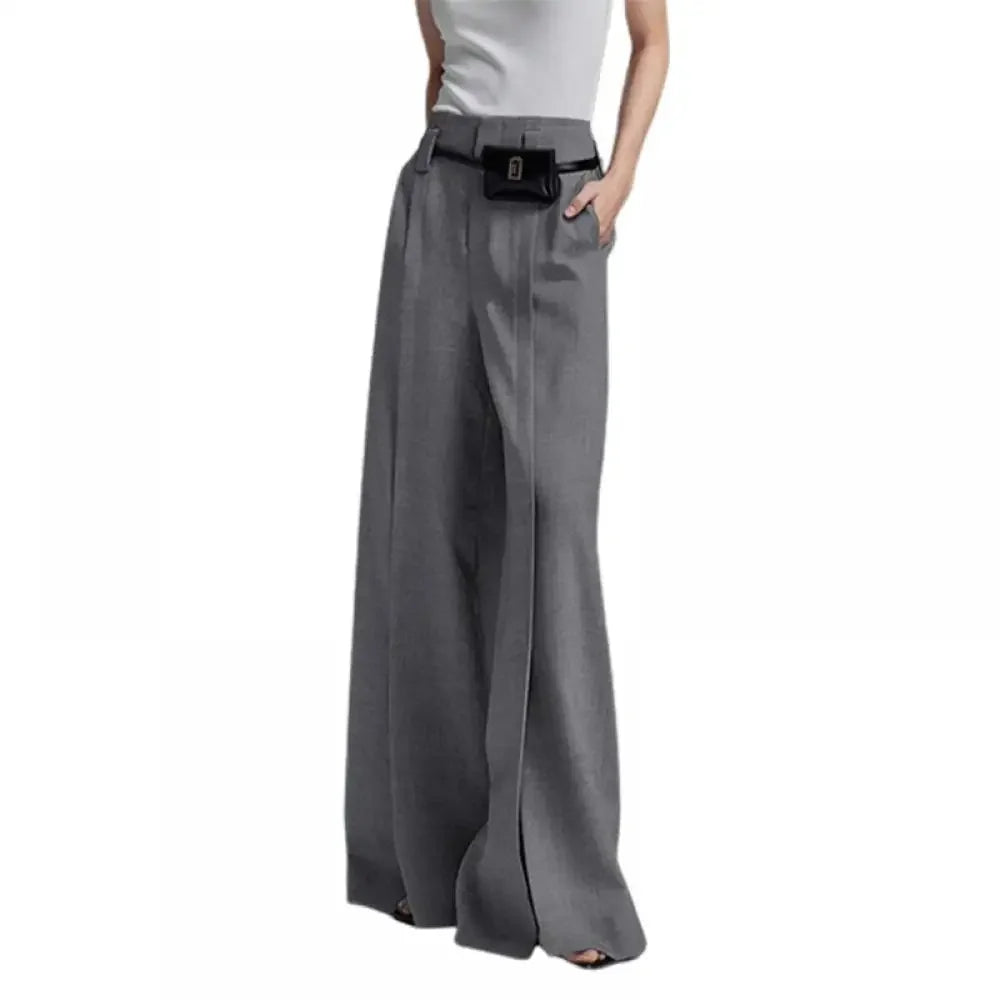 Suit Pants - Split-Front Trousers