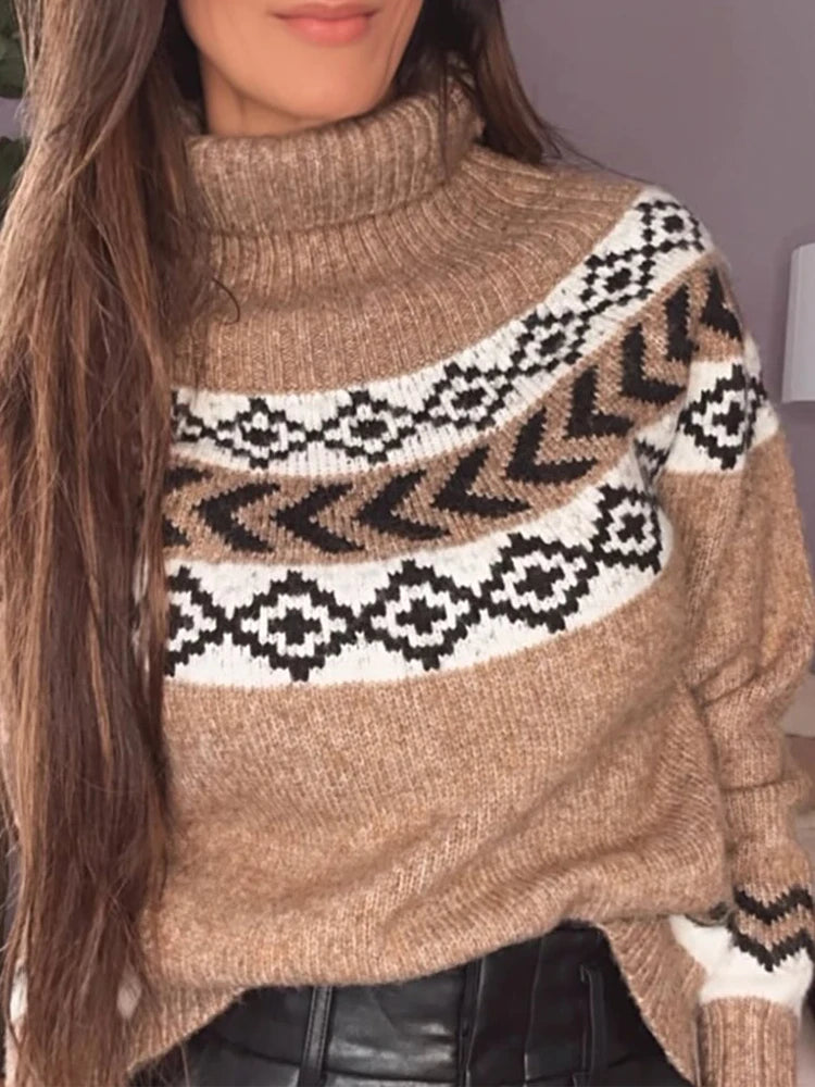 Pattern Pullover - Collar Full Sleeve