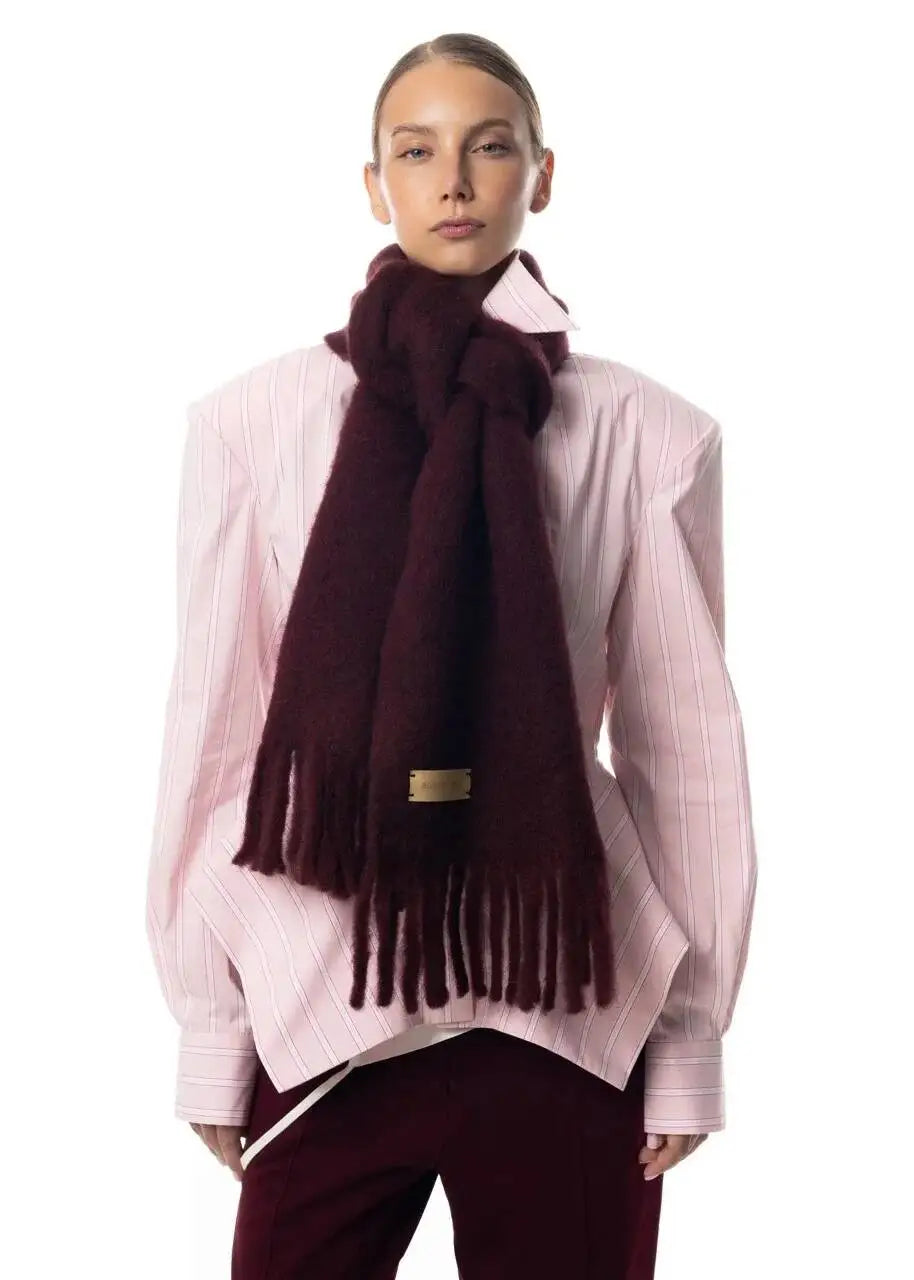 Asymmetrical Hem Shirt -Office Dat