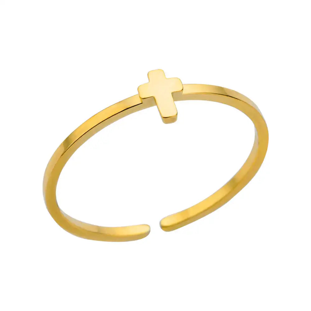 Stainless Steel Rings - Gold Color