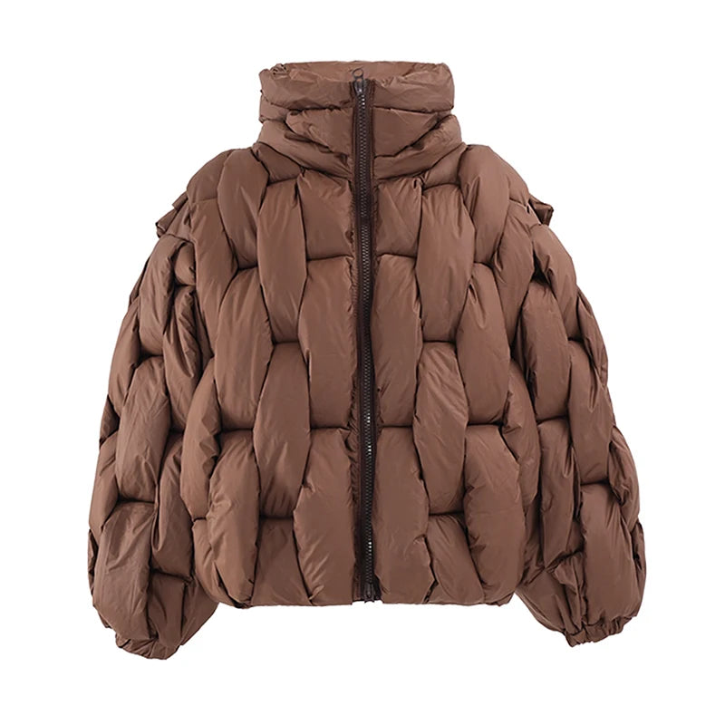 Warm Cotton-padded Coat Long Sleeve Women Parkas