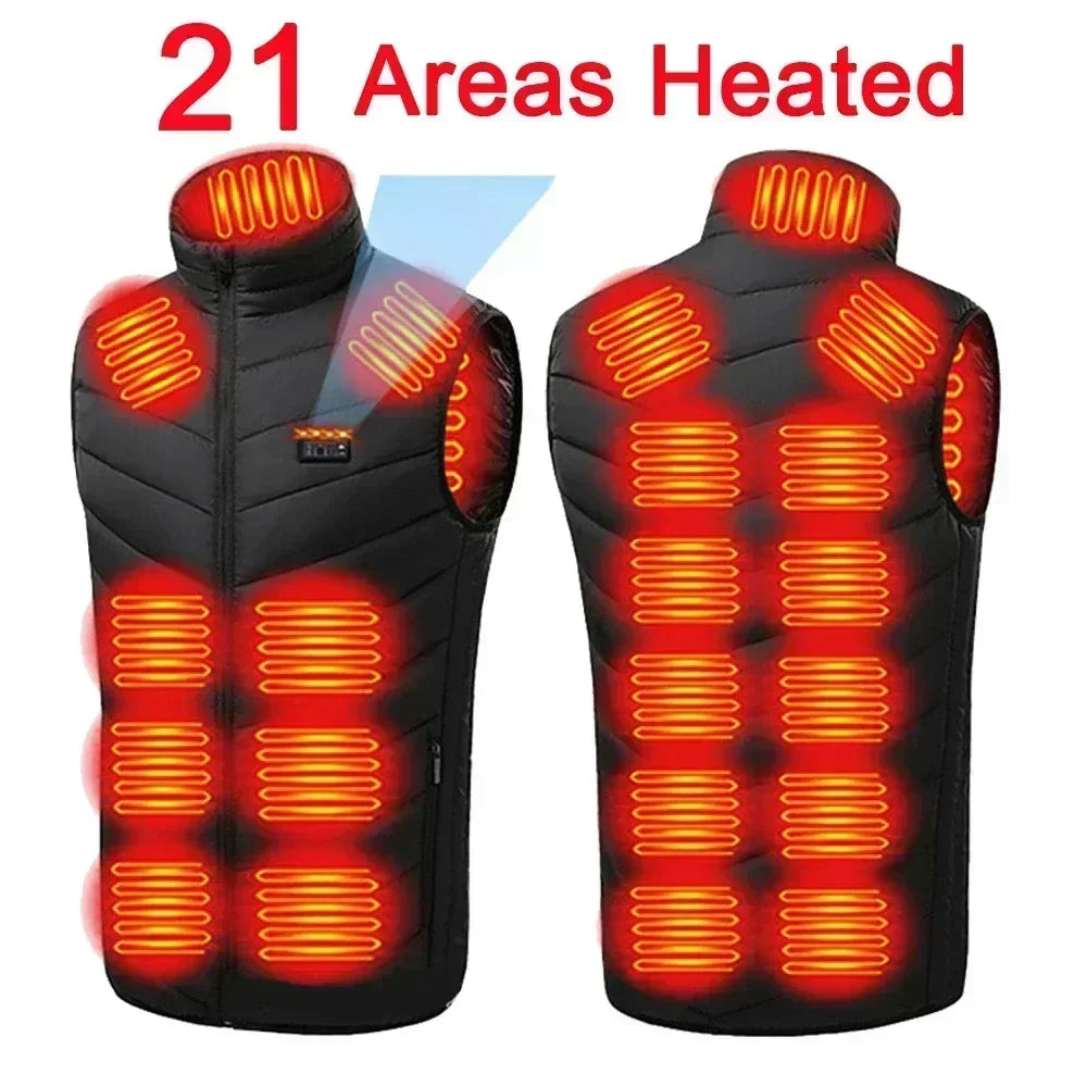 21 Zone Heating - USB Infrared Thermal Jacket