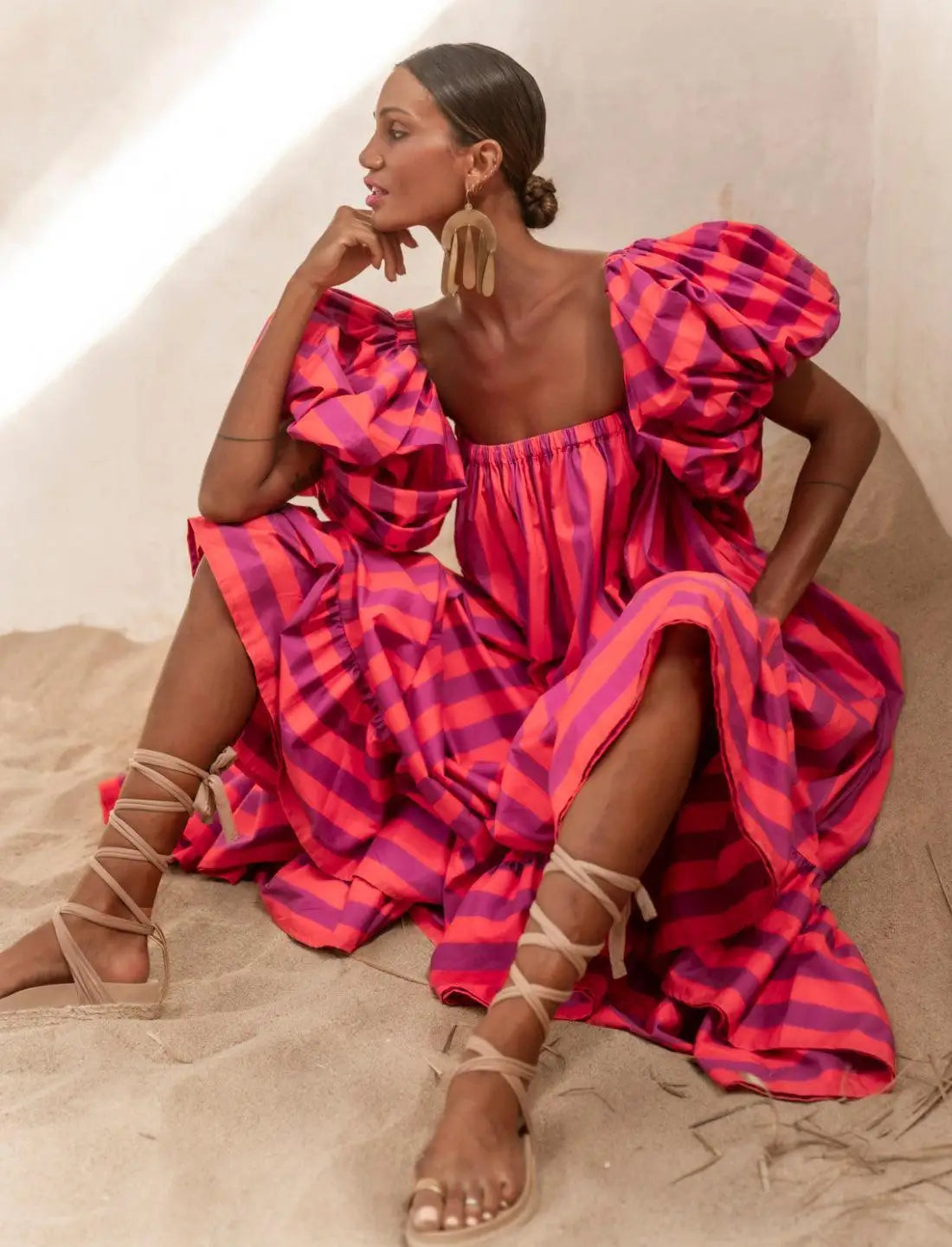 Print Beach Holiday Dresses Cover-Up