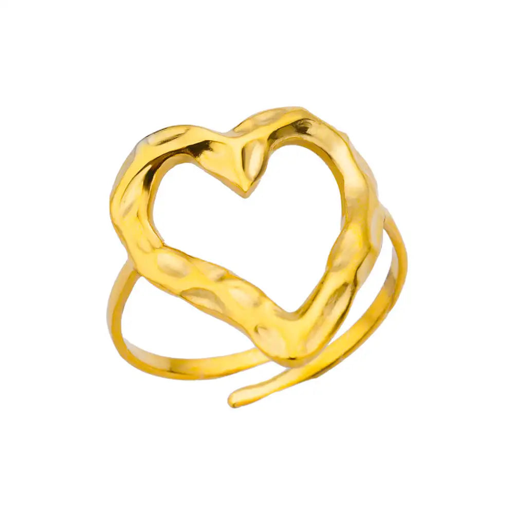 Stainless Steel Rings - Gold Color