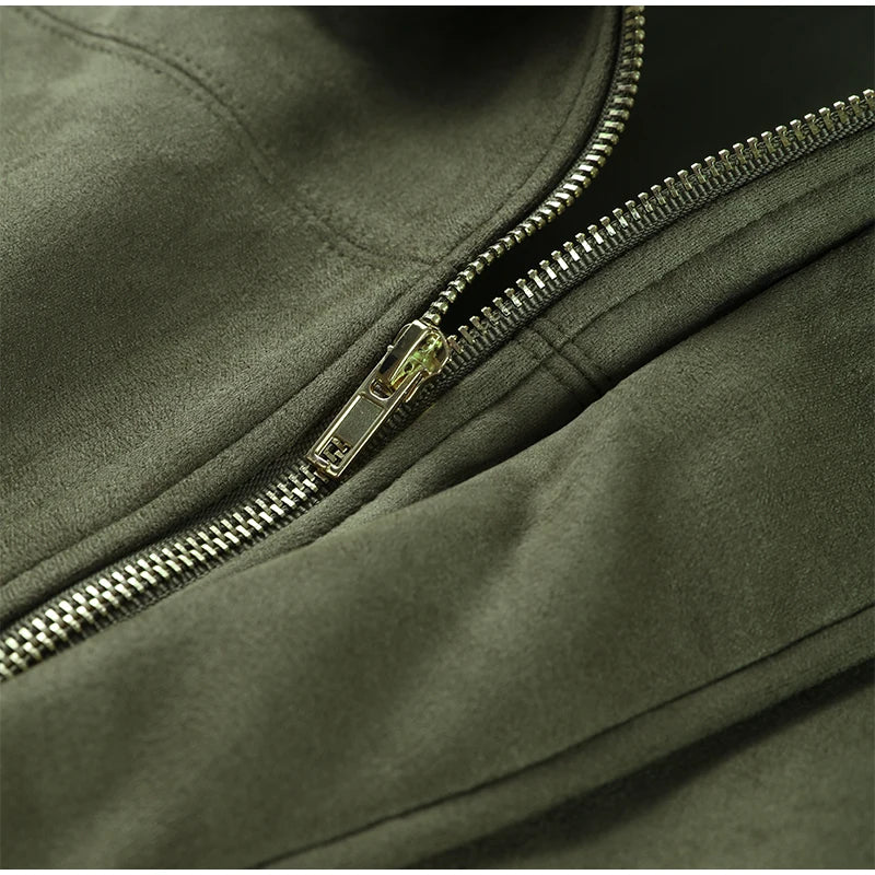 Long Sleeves Jacket -Sets Baggy