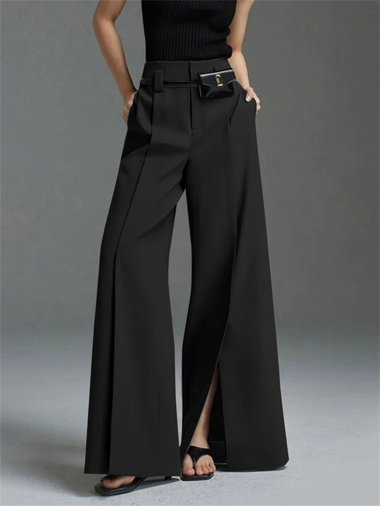 Suit Pants - Split-Front Trousers
