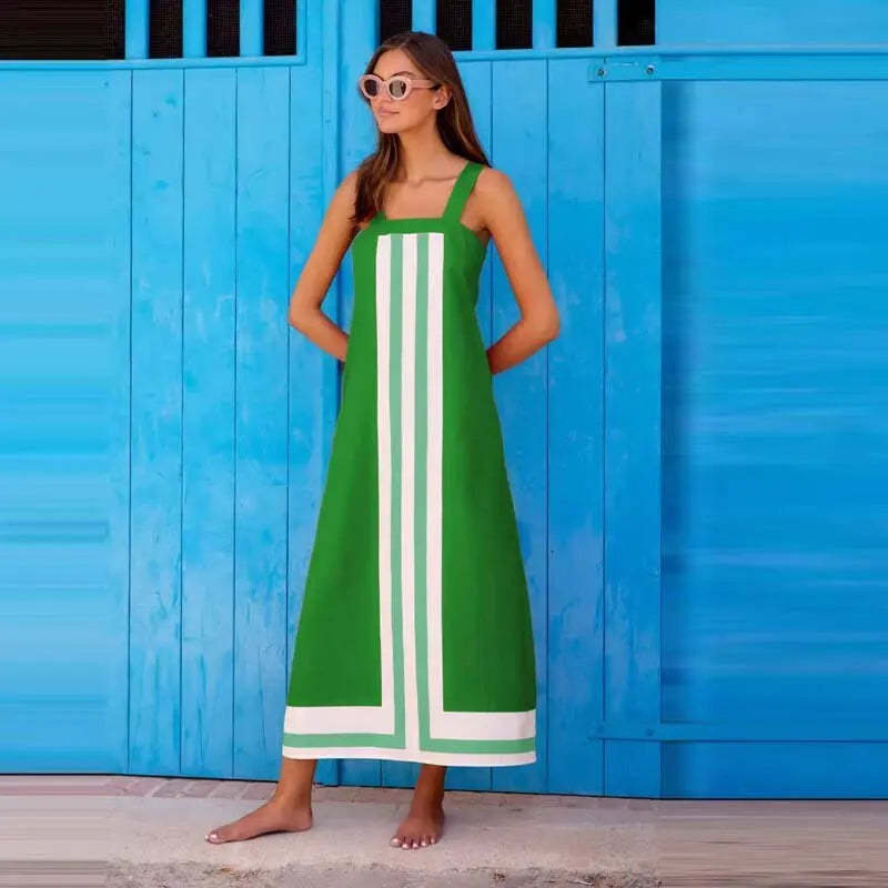 Beach Dress - Contrast Color