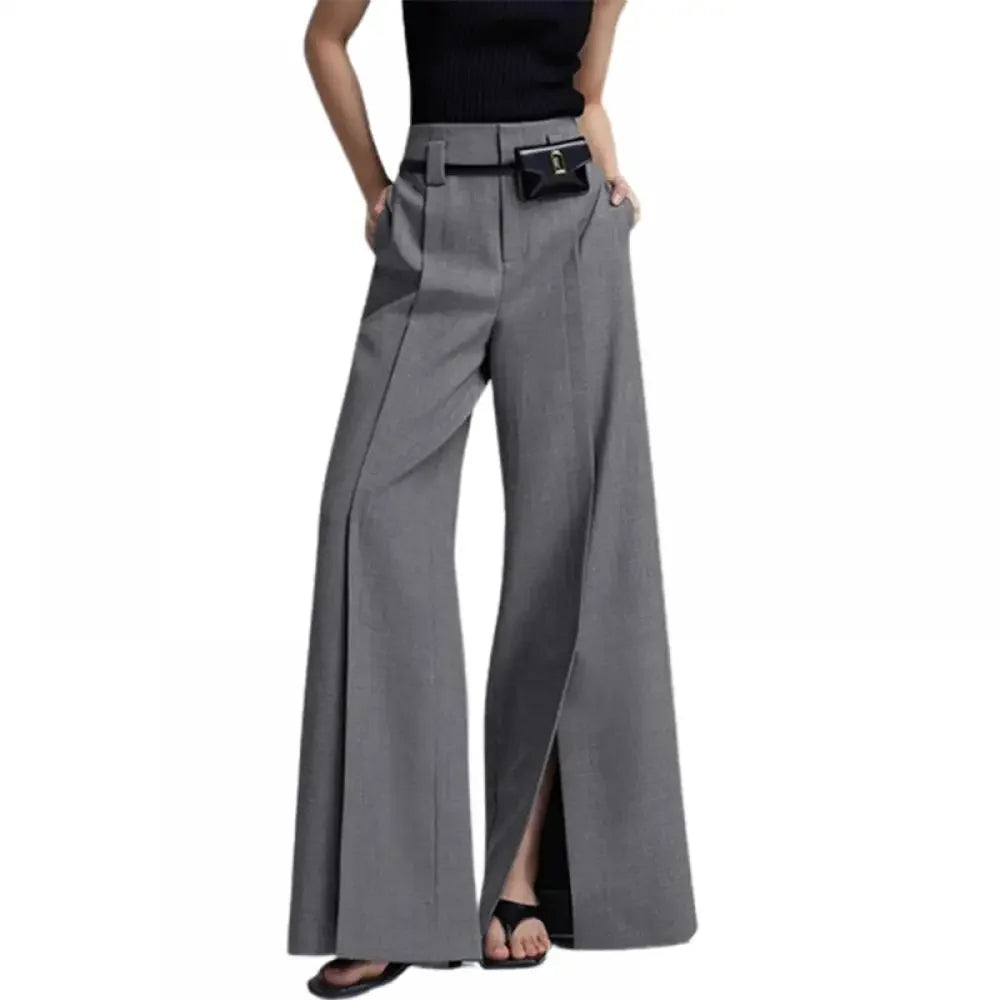 Suit Pants - Split-Front Trousers