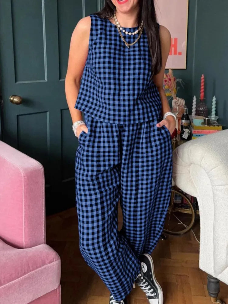 Relaxed Vest Nine Point Pants