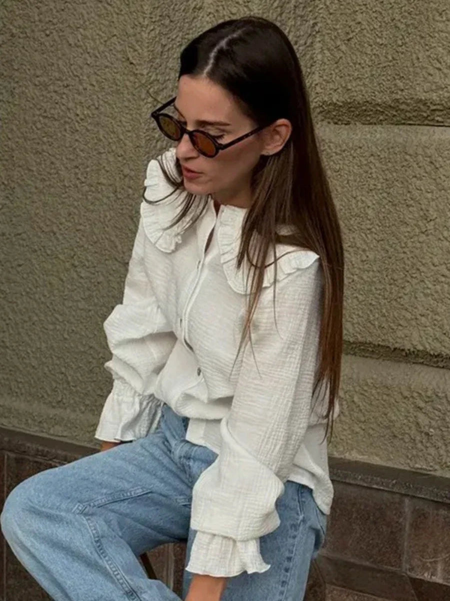 Blubelle 100% Cotton Babydoll  blouse