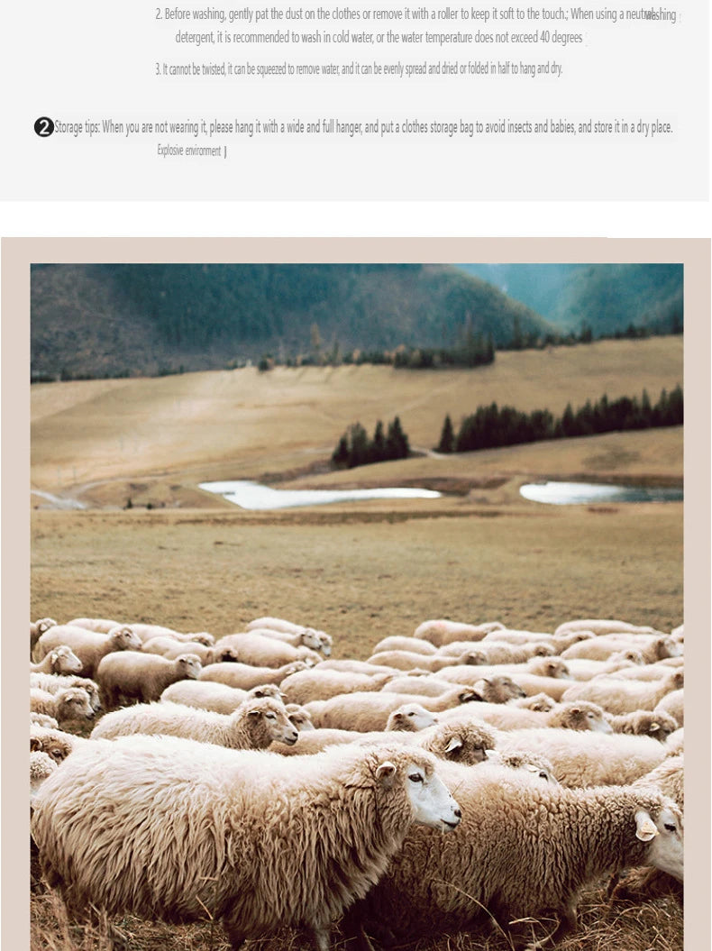 100% Wool Winter Scarf- Warm Cashmere Scarves