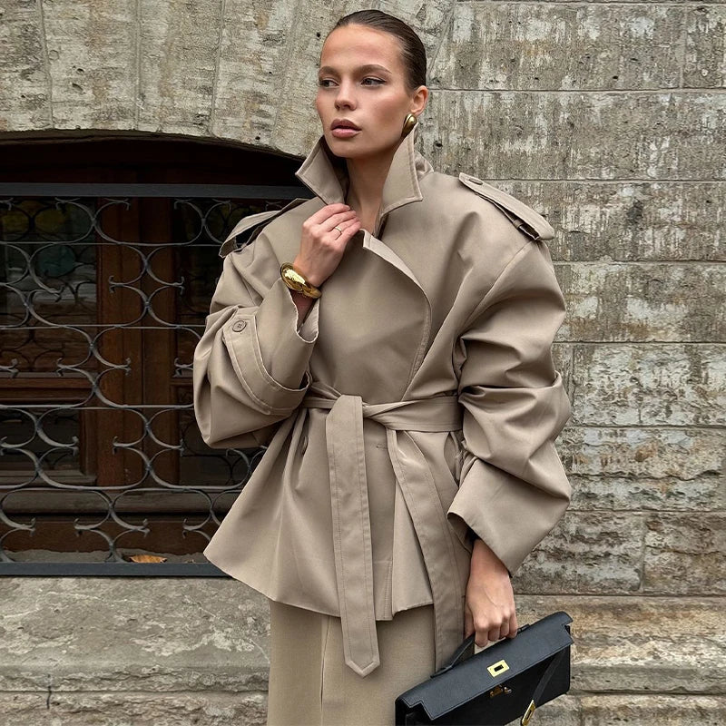 Maxi Coat - Lapel Pockets