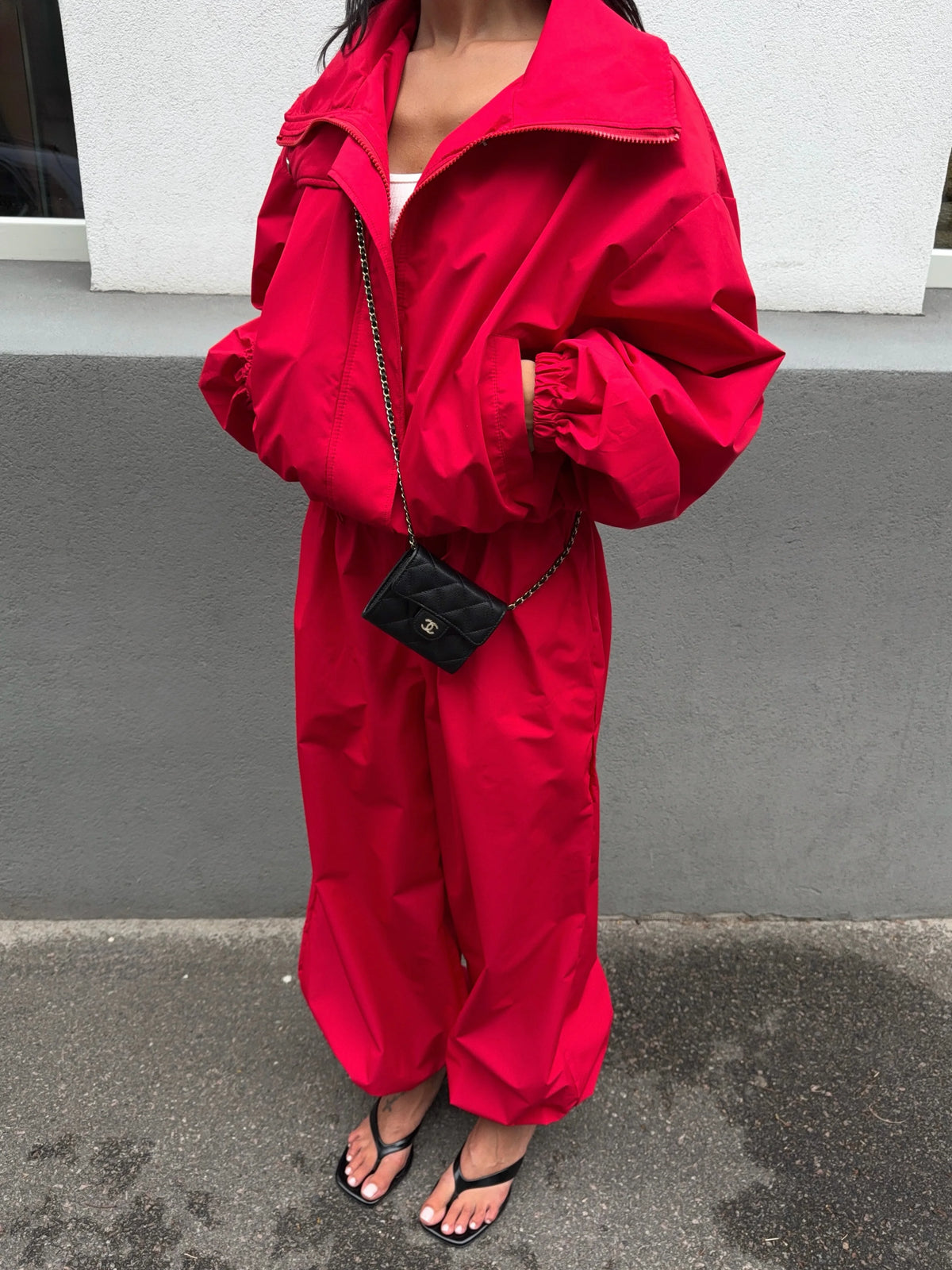 THE red CO-ORD set