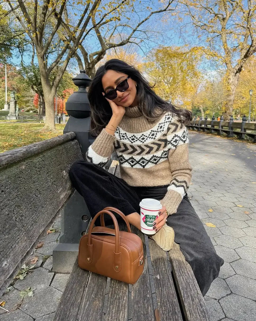 Pattern Pullover - Collar Full Sleeve