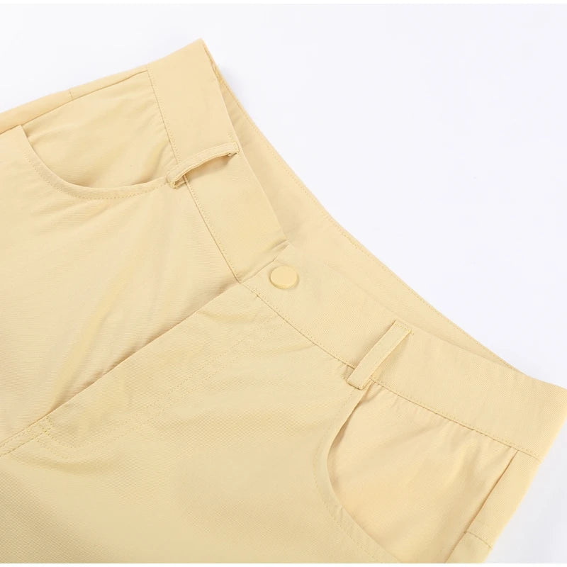 Street Fashion-Vest Pants