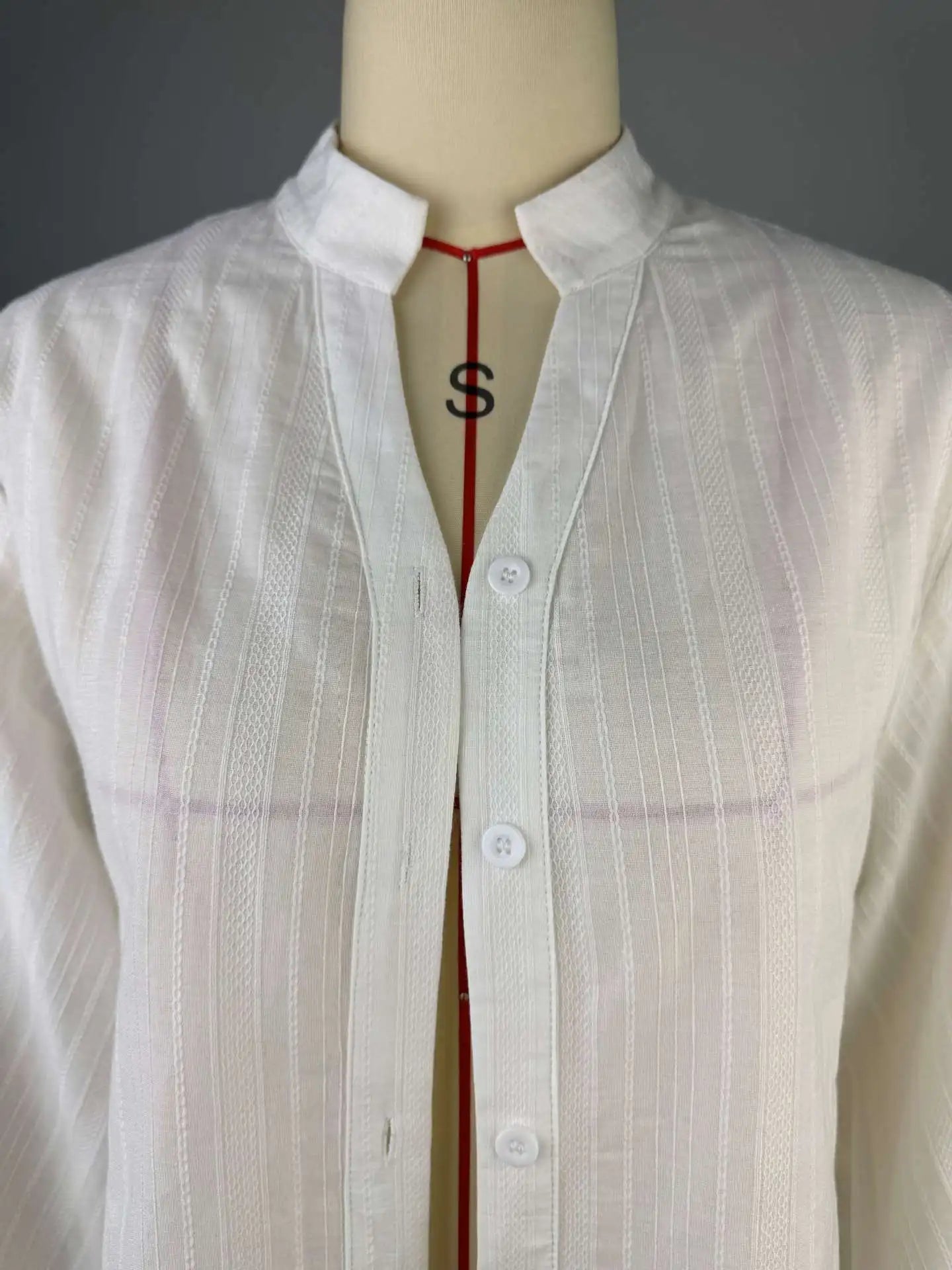White Shirts - Oversize Cotton Blouse