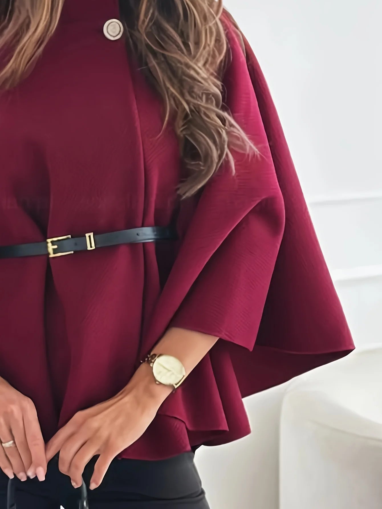 Jacket - buttonless belt