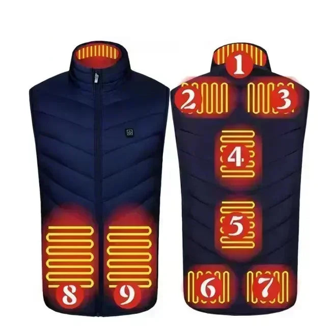 21 Zone Heating - USB Infrared Thermal Jacket