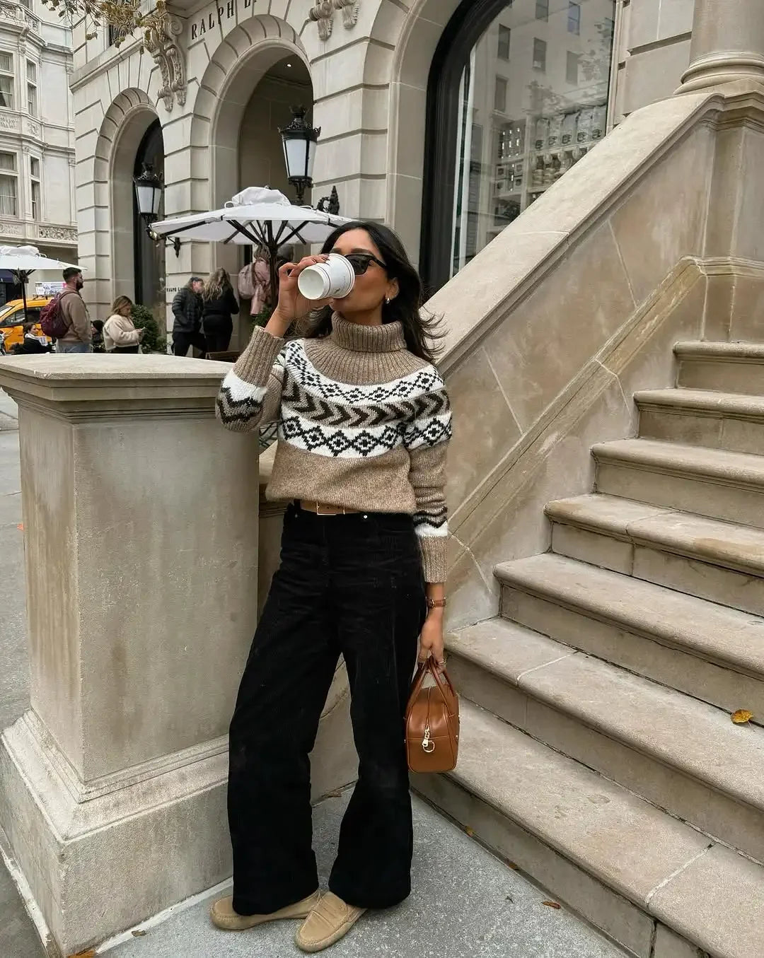 Pattern Pullover - Collar Full Sleeve