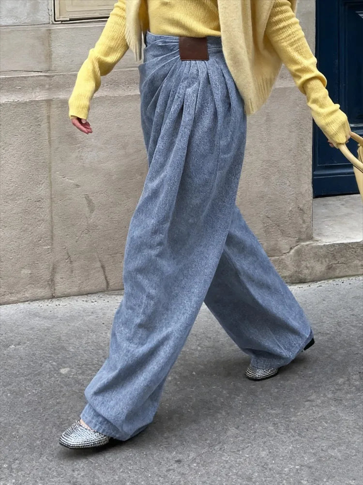 Autumn Jeans - Bottoms Vintage Denim Pants