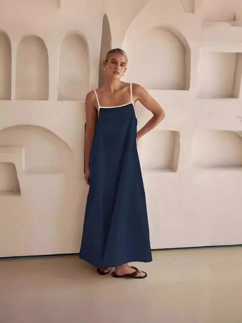 Cotton Camisole Dress - Swing Casual Dress